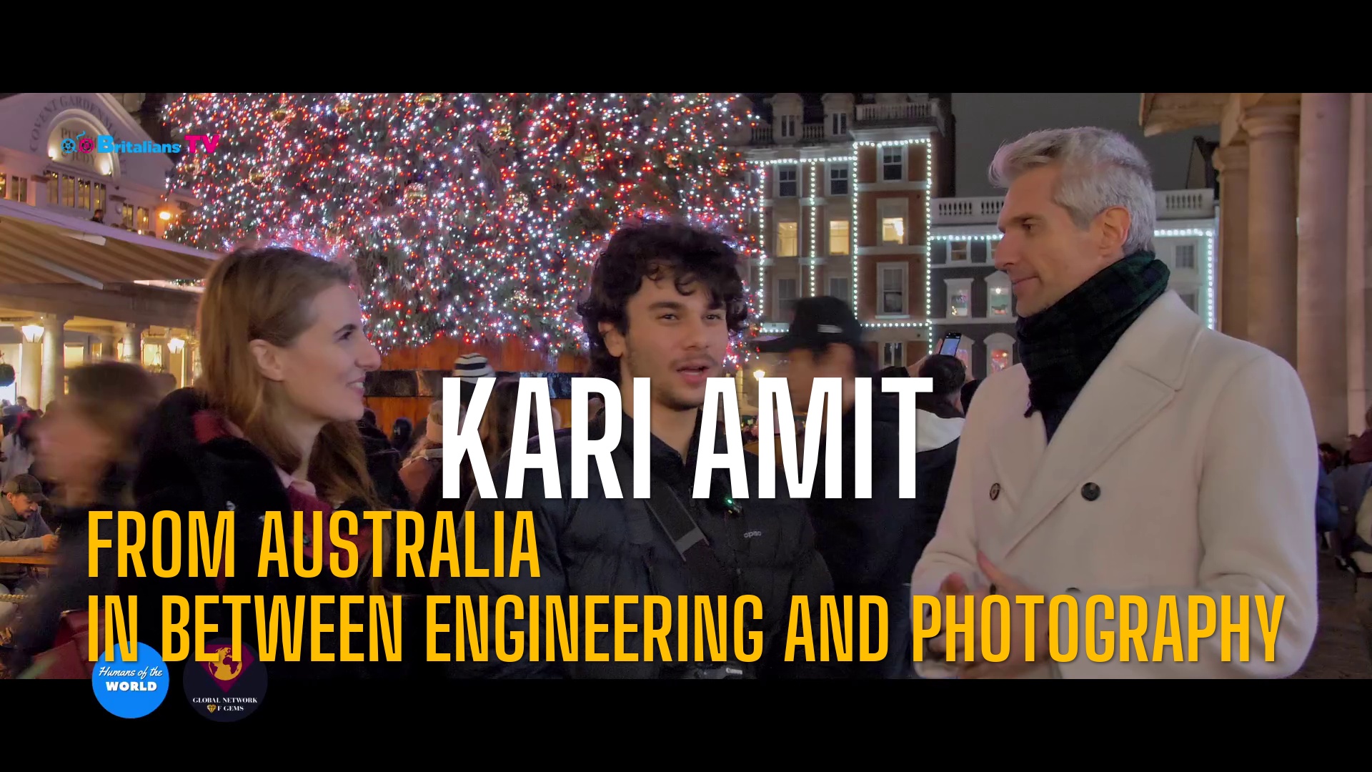 You are currently viewing Humans of the World – S12E25 – LONDON – Kari Amit From Australia In between Engineering and Photography
